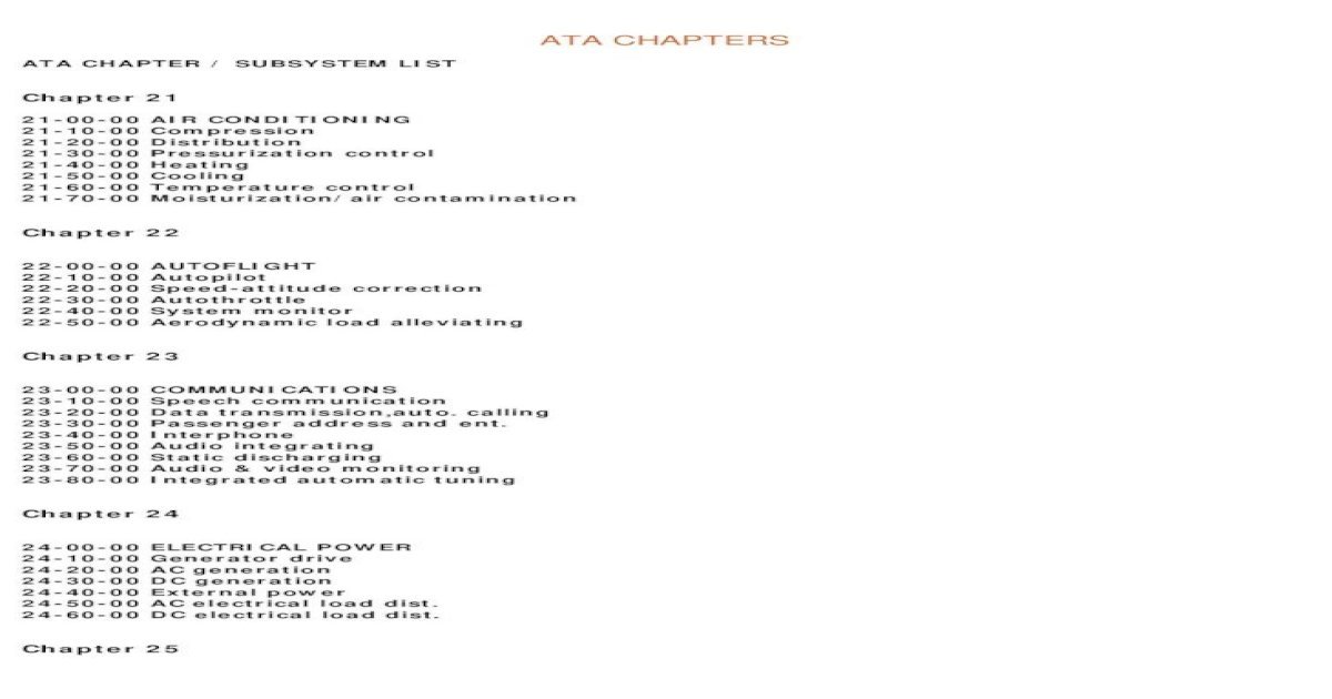 ata chapters and subchapters pdf reader